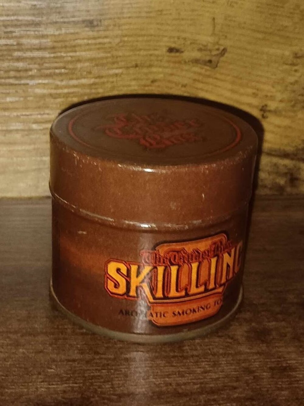 Vintage Skilling Aromatic Bacco Tin